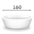  Ванны из камня овальные 160